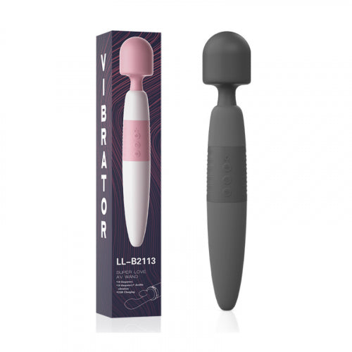 VIBRADOR DOBLE FUNCIÓN TIPO HITACHI LUST RECARGABLE QF048