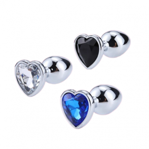 Plug anal joya corazón Talla S
