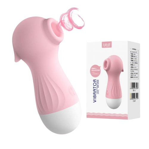 VIBRADOR POR ONDAS DE AIRE LILO LL-A2205 ROSADO CABALLO DE MAR