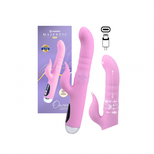 VIBRADOR CAMTOYZ OSMA CARGA TIPO C ROSADO
