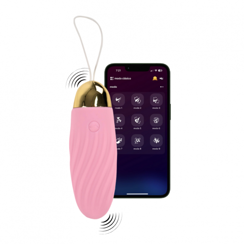 Huevo Vibrador Camtoyz Elenor con App Recargable Rosado