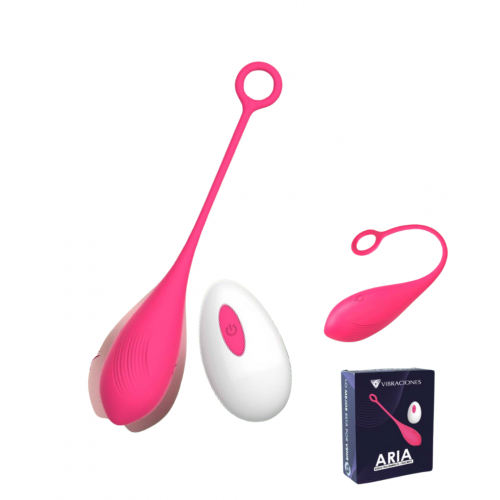 HUEVO VIBRADOR ARIA CON CONTROL REMOTO VIBRACIONES
