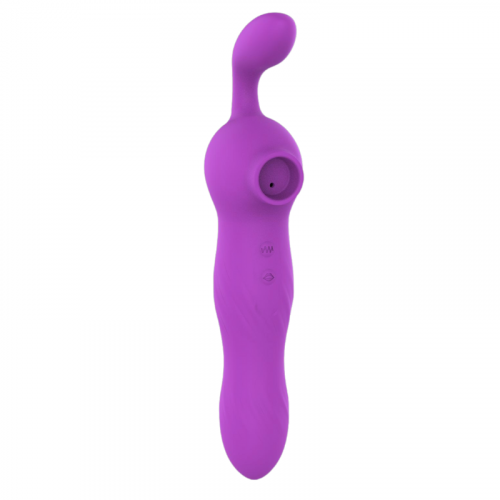 VIBRADOR SAMANTHA VIBRACIONES CON SUCCION Y VIBRACION RECARGABLE