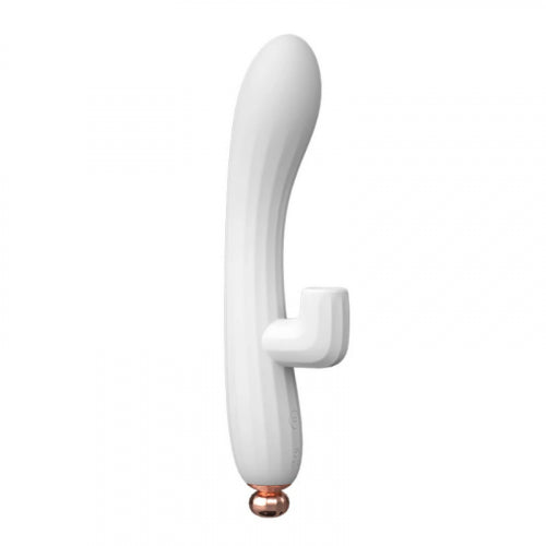 VIBRADOR LUST EMILY CON SUCCION EN ESTIMULADOR CLITORIAL BLANCO