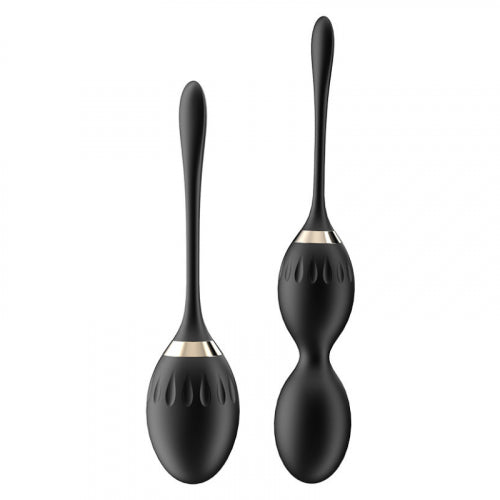 KIT BOLAS KEGEL LUST SIN VIBRACIÓN X3 NEGRAS