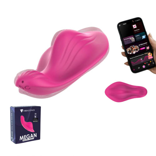 VIBRADOR PARA PANTY MEGAN VIBRACIONES RECARGABLE
