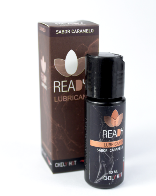 LUBRICANTE ÍNTIMO NEUTRO SABOR CARAMELO READY CHILY HOT 30ML