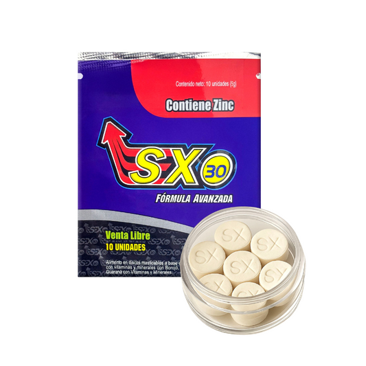 POTENCIALIZADOR SX30 PARA HOMBRE x10