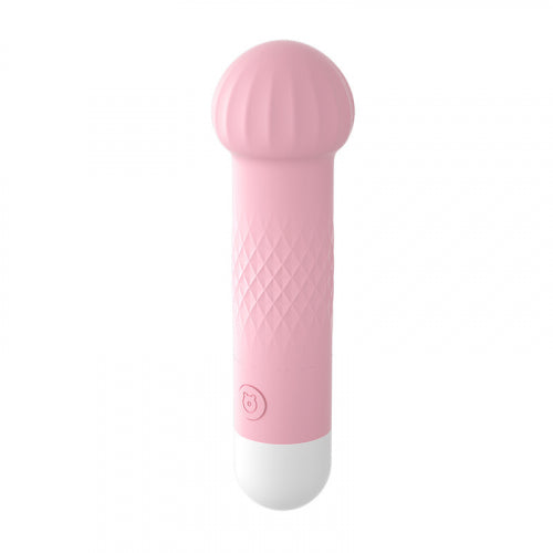 VIBRADOR TIPO BALA BOBO RECARGABLE ROSADO 10CM