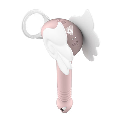 VIBRADOR CON EMPUJE SUCCIÓN Y LENGUA SAKURA