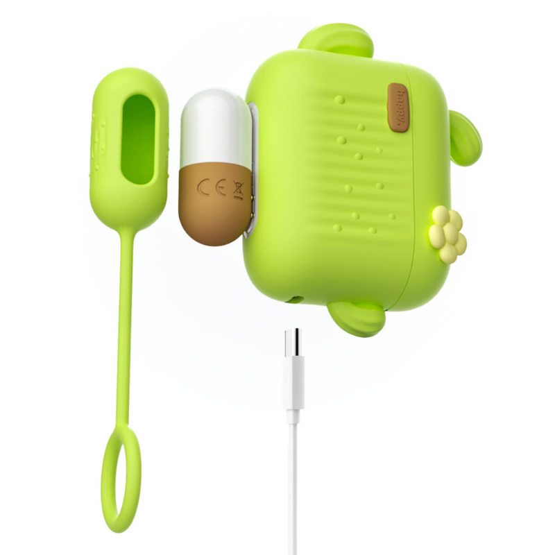 SET BALA + HUEVO VIBRADOR CON CONTROL REMOTO PLAY WITH ME BLUSH RECARGABLE BL-24522 VERDE