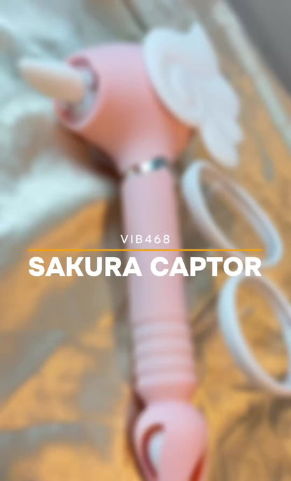 VIBRADOR CON EMPUJE SUCCIÓN Y LENGUA SAKURA